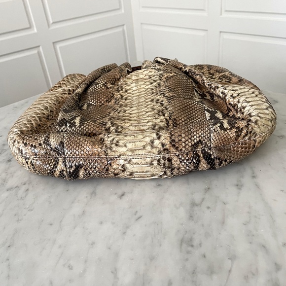 Michael Kors Genuine Python Skorpios Ring Handbag - Picture 8 of 13